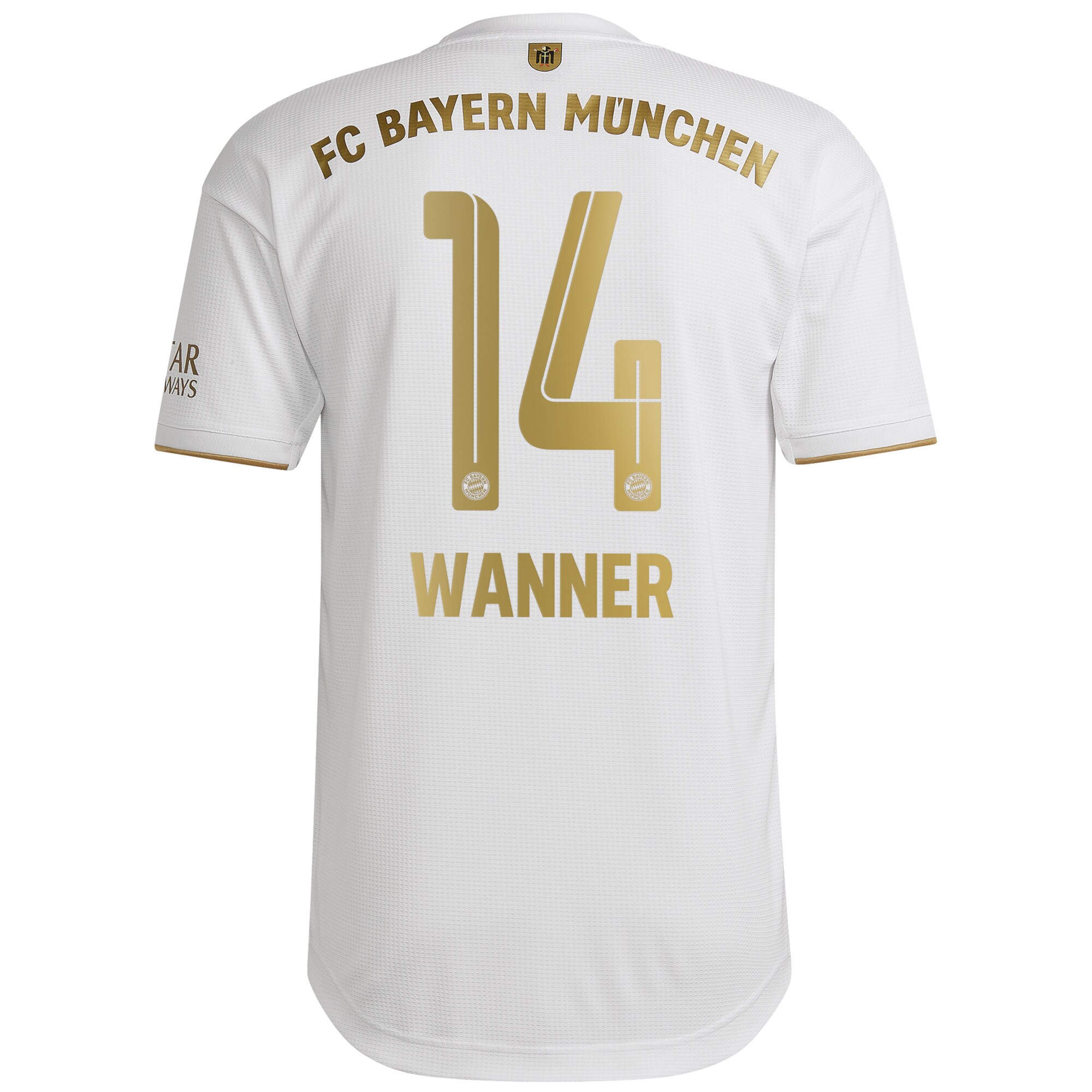 FC Bayern Away Authentic Shirt 2022-23 with Wanner 14 printing