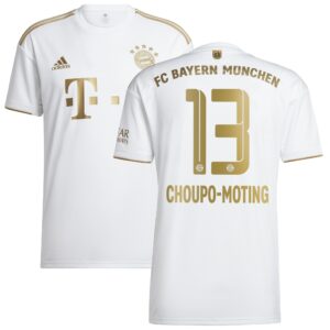 FC Bayern Away Shirt 2022-23 with Choupo-Moting 13 printing