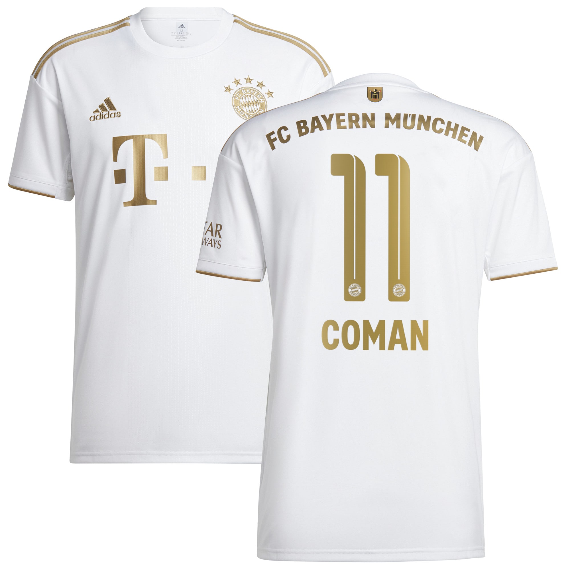 FC Bayern Away Shirt 2022-2023 with Coman 11 printing