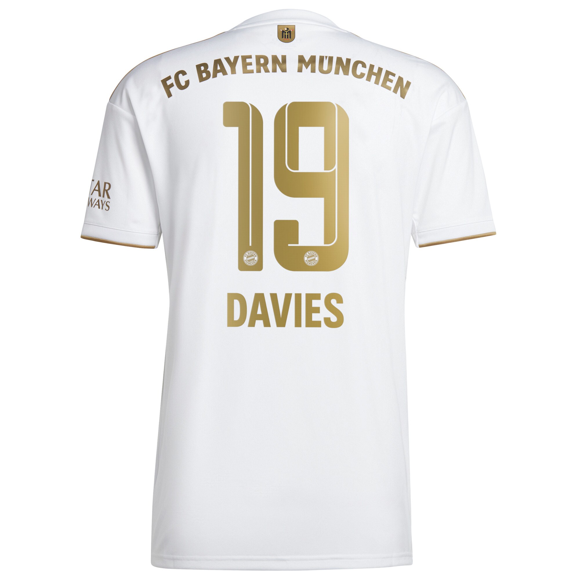FC Bayern Away Shirt 2022-23 with Davies 19 printing
