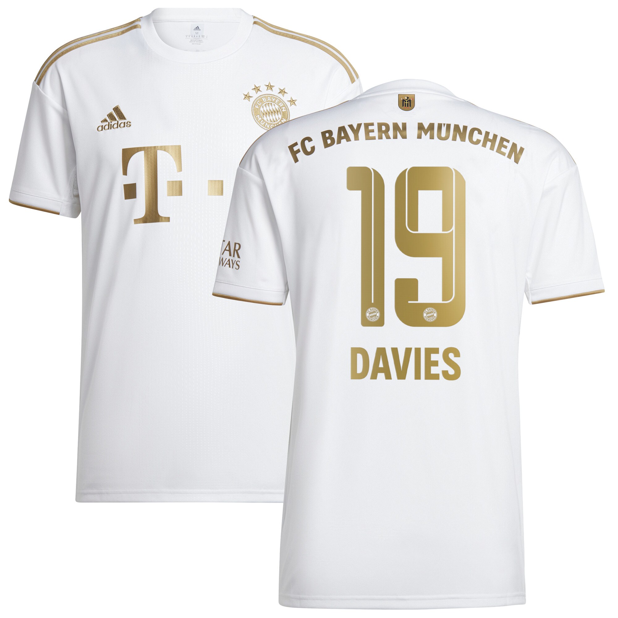 FC Bayern Away Shirt 2022-23 with Davies 19 printing
