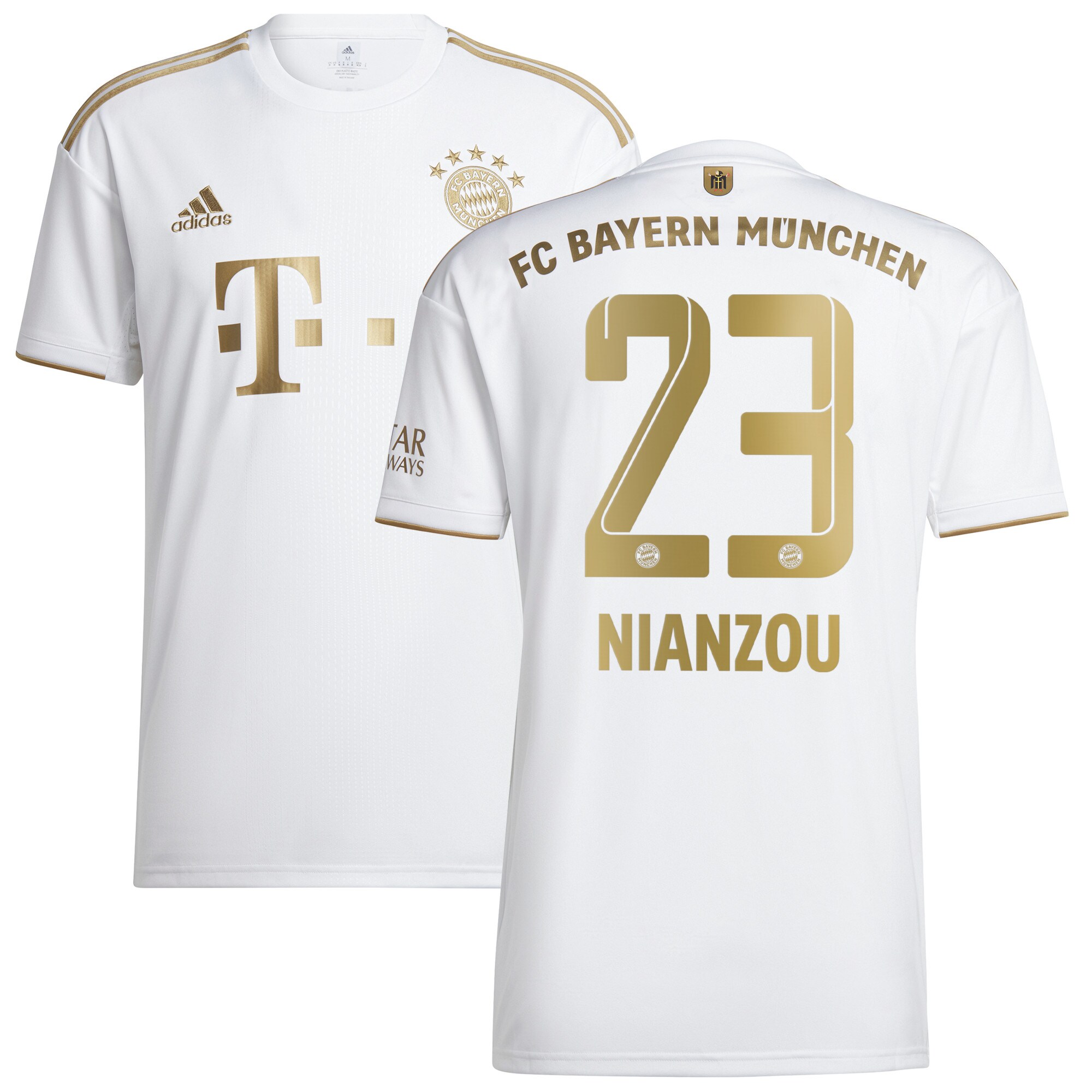 FC Bayern Away Shirt 2022-23 with Nianzou 23 printing