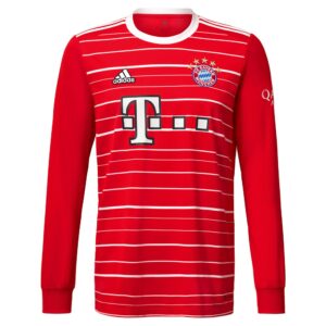 FC Bayern Home Shirt 2022-23 Long Sleeve with Goretzka 8 printing