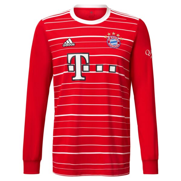 FC Bayern Home Shirt 2022-23 Long Sleeve with Muller 25 printing