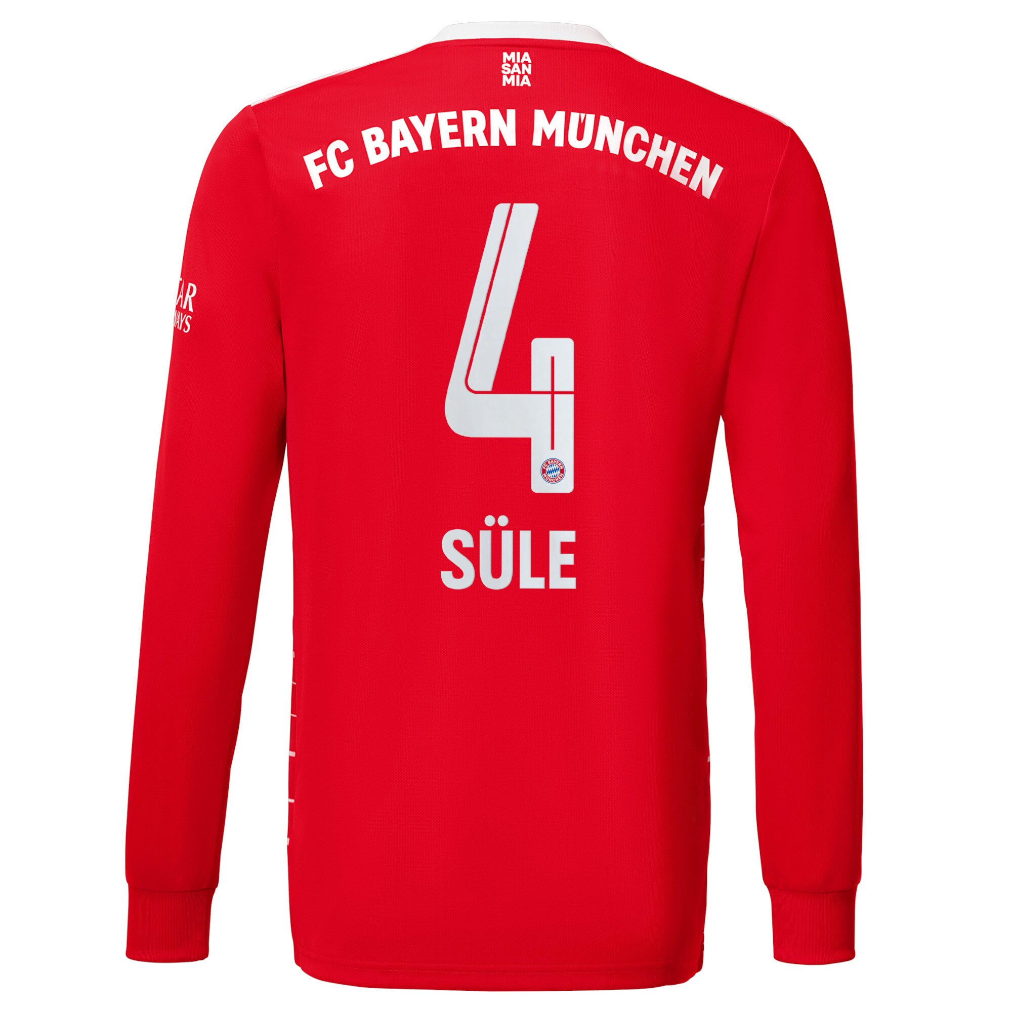 FC Bayern Home Shirt 2022-23 Long Sleeve with Sule 4 printing