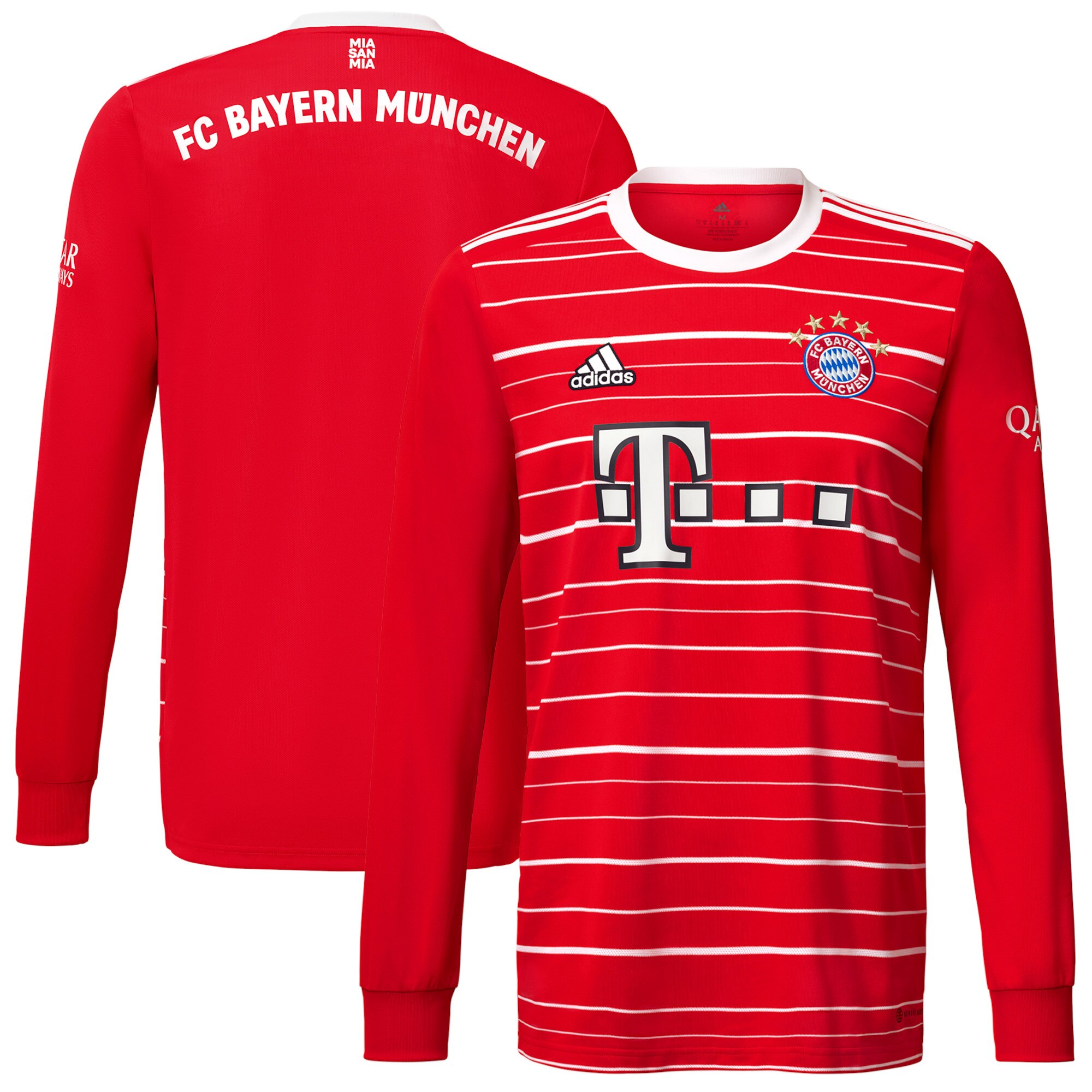 FC Bayern Home Shirt 2022-23 Long Sleeve