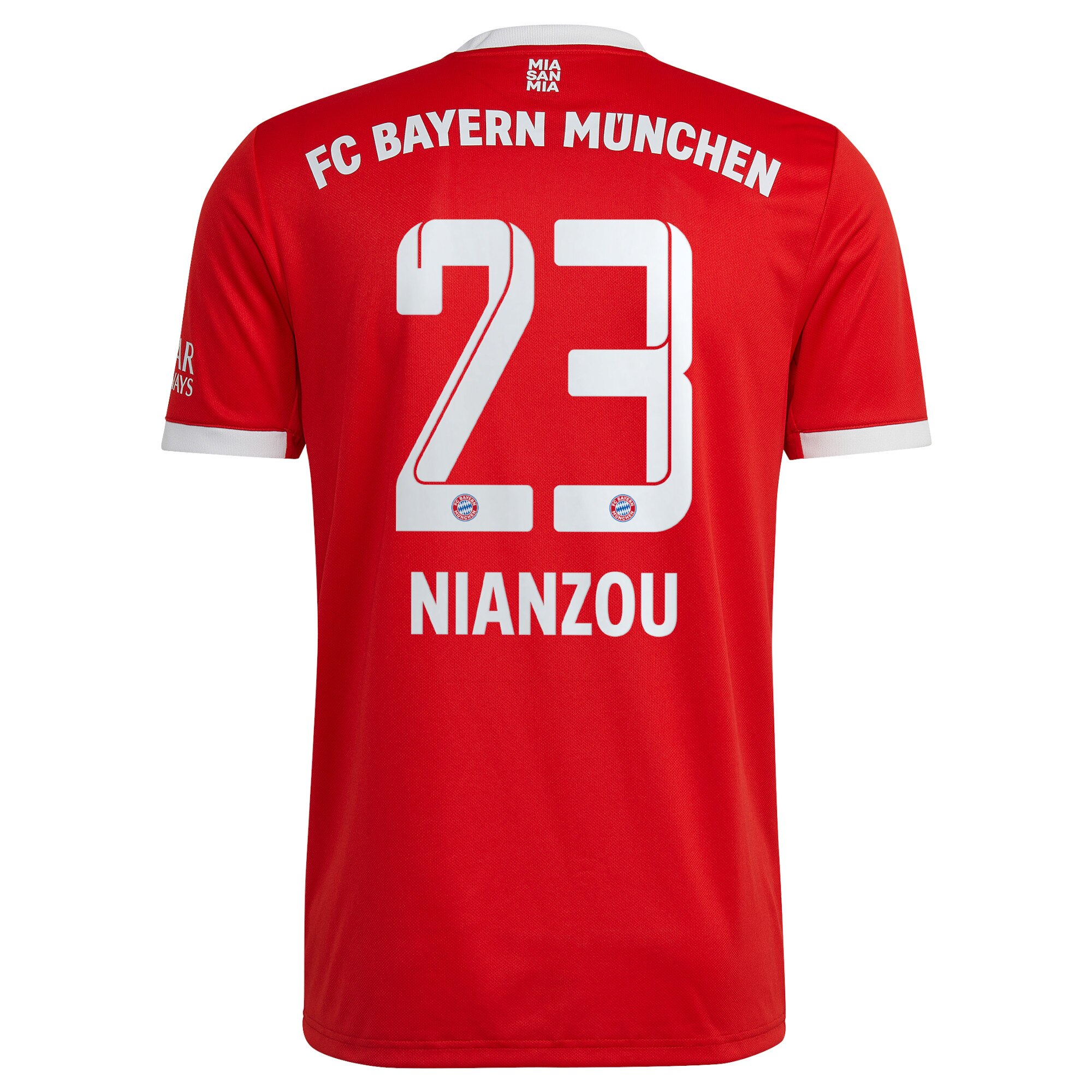 FC Bayern Home Shirt 2022-23 with Nianzou 23 printing