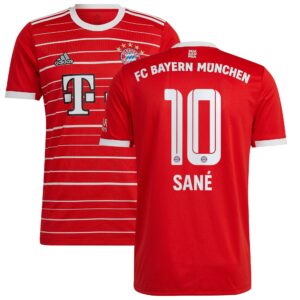 FC Bayern Home Shirt 2022-23 with Sané 10 printing