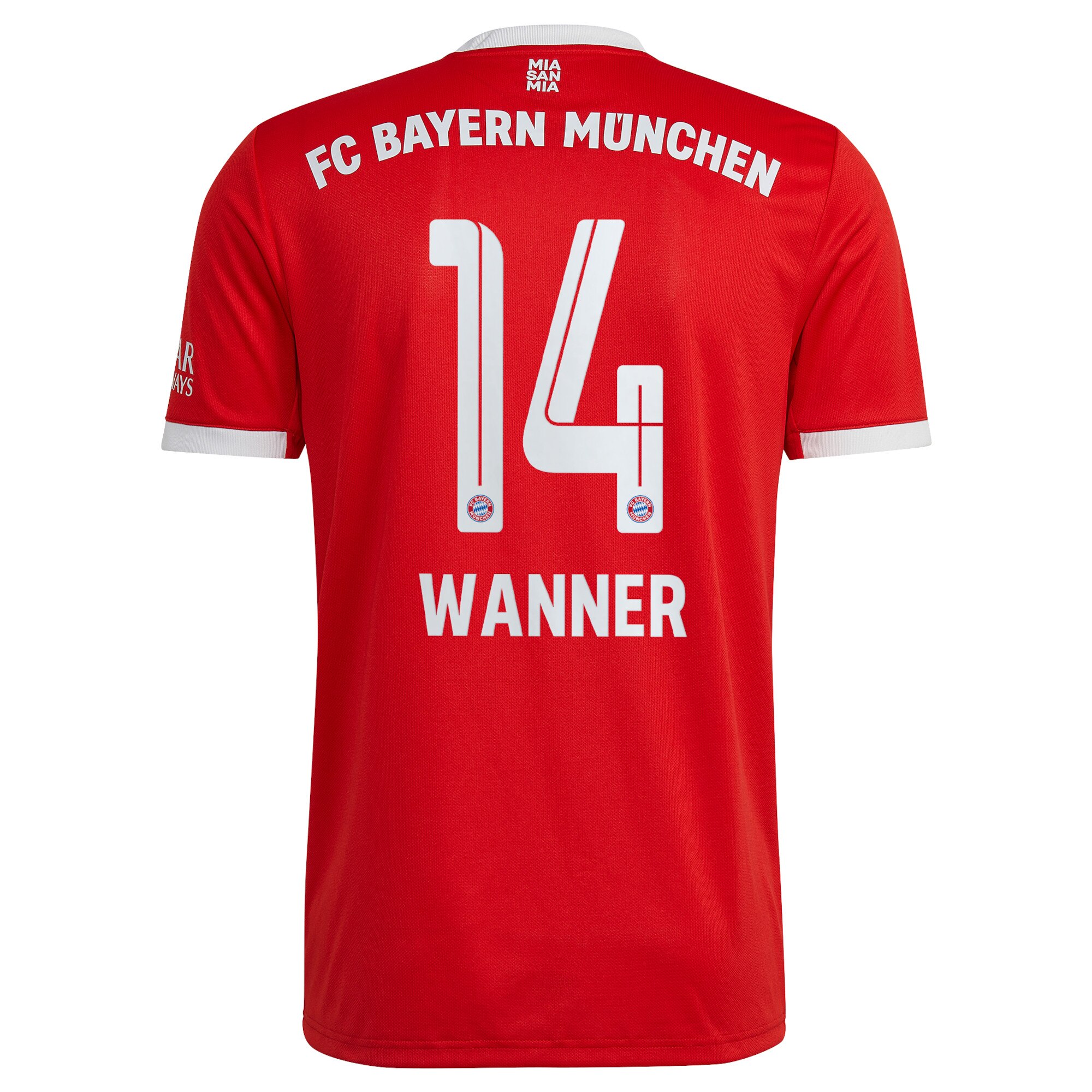 FC Bayern Home Shirt 2022-23 with Wanner 14 printing