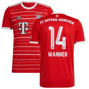 FC Bayern Home Shirt 2022-23 with Wanner 14 printing