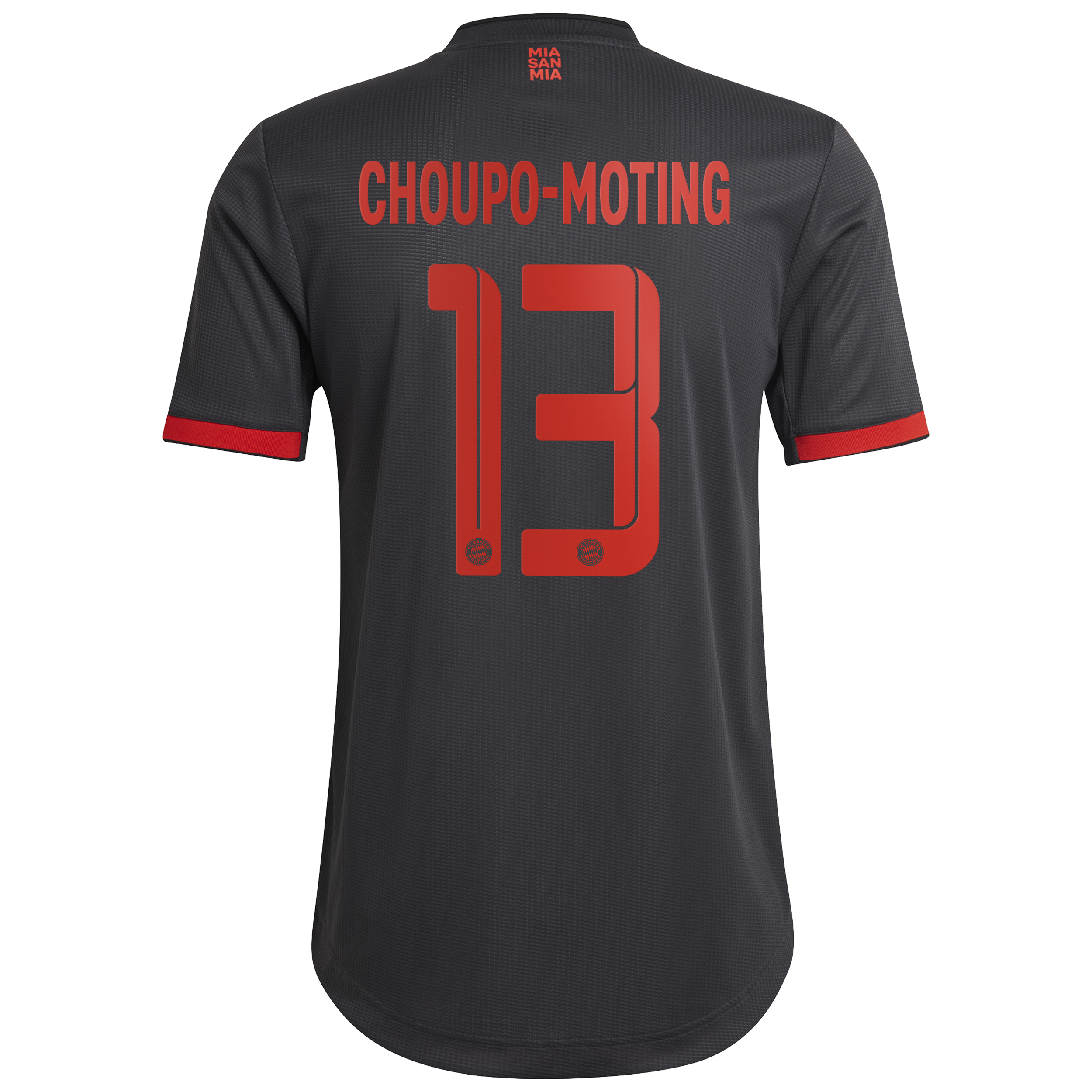 FC Bayern Third Authentic Shirt 2022-23 with Choupo-Moting 13 printing