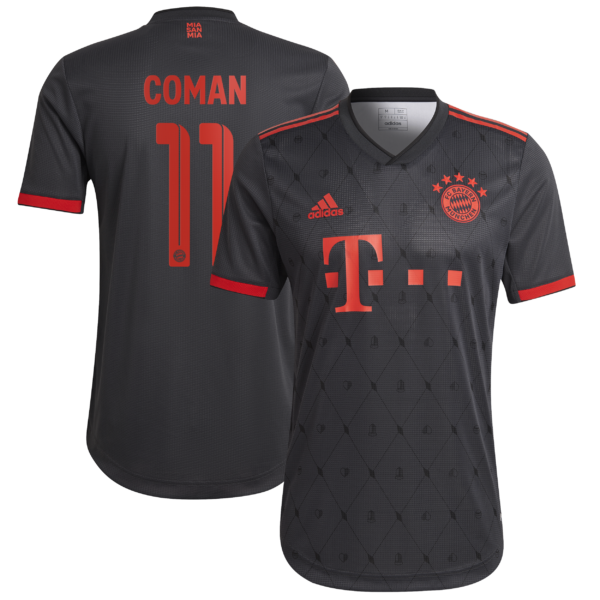 FC Bayern Third Authentic Shirt 2022-23 with Coman 11 printing