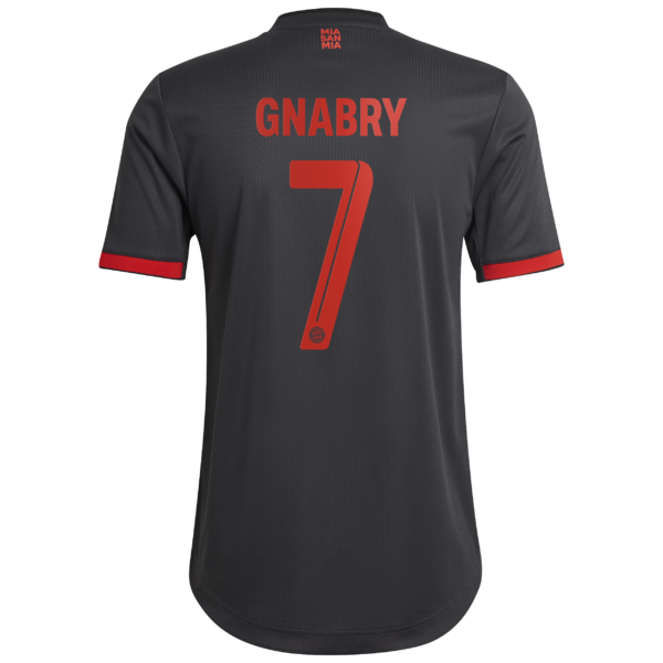 FC Bayern Third Authentic Shirt 2022-23 with Gnabry 7 printing