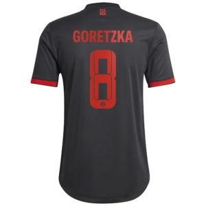 FC Bayern Third Authentic Shirt 2022-23 with Goretzka 8 printing