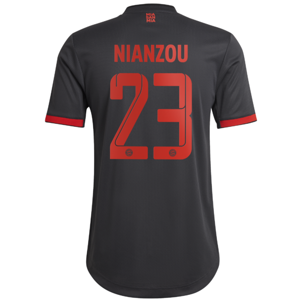 FC Bayern Third Authentic Shirt 2022-23 with Nianzou 23 printing