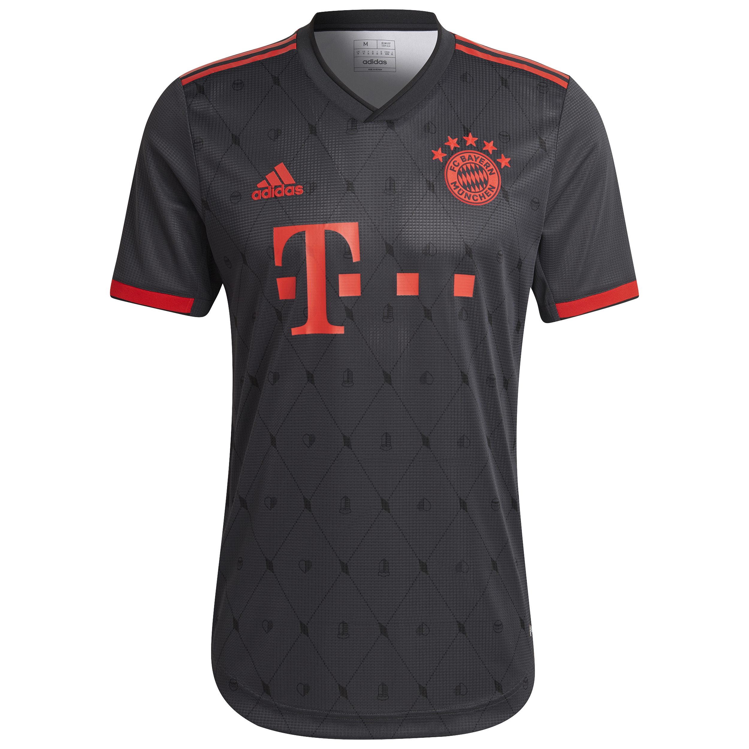 FC Bayern Third Authentic Shirt 2022-23 with Pavard 5 printing