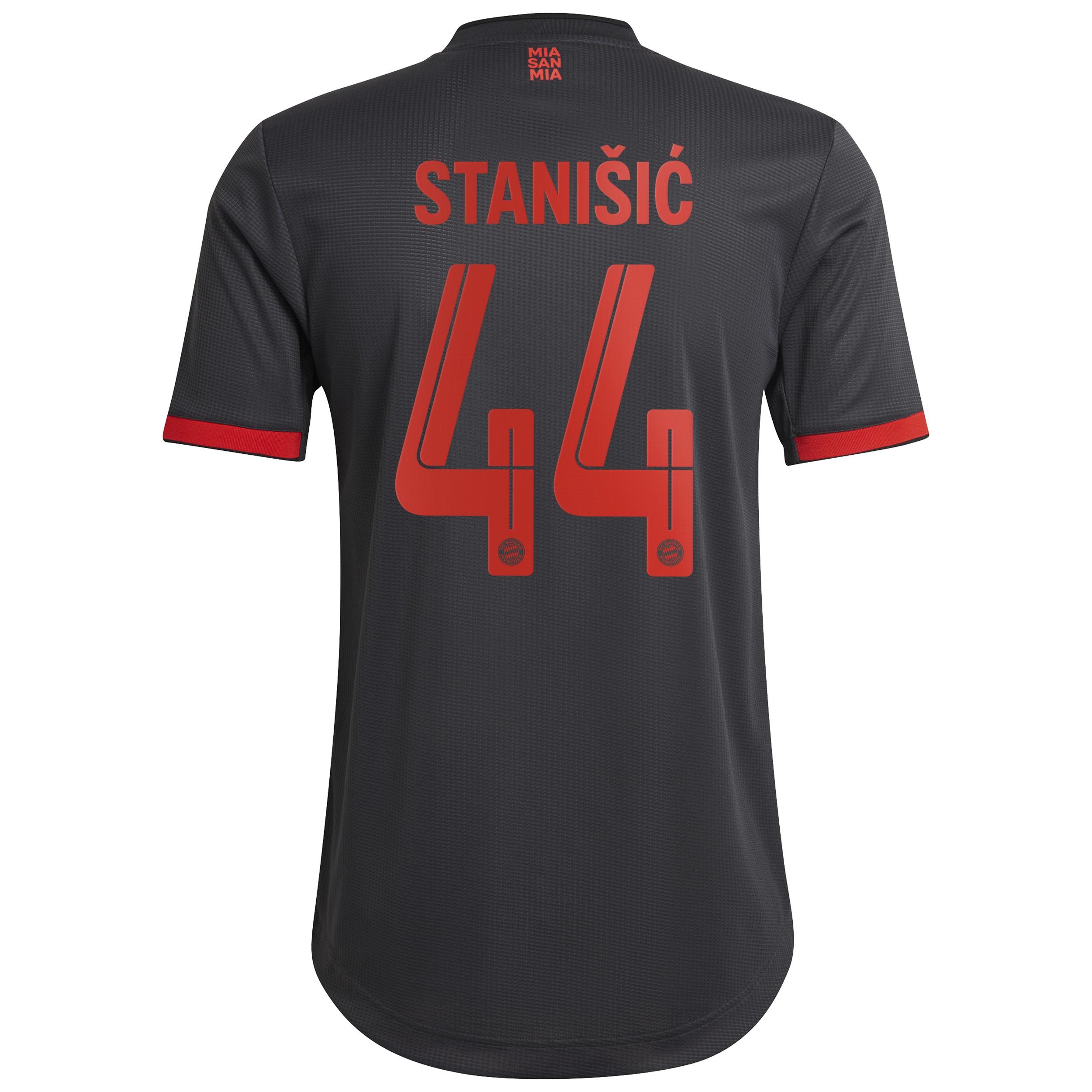 FC Bayern Third Authentic Shirt 2022-23 with Stanišic 44 printing