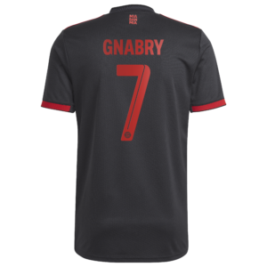 FC Bayern Third Shirt 2022-23 with Gnabry 7 printing