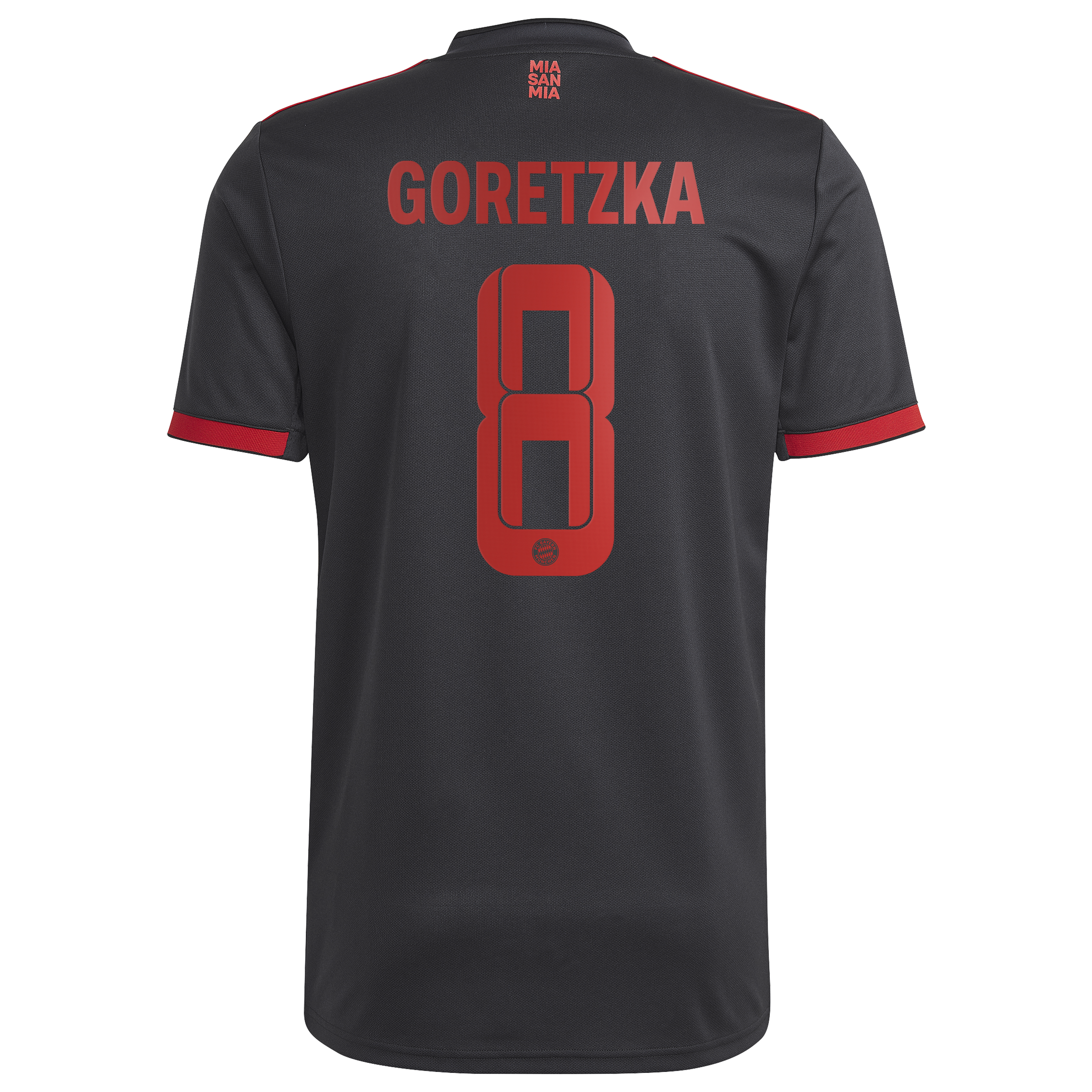 FC Bayern Third Shirt 2022-23 with Goretzka 8 printing