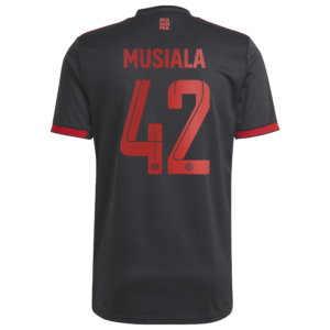 FC Bayern Third Shirt 2022-23 with Musiala 42 printing