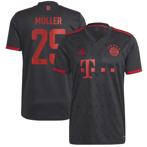 FC Bayern Third Shirt 2022-23 with Müller 25 printing