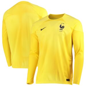 France Goalkeeper Long Sleeve Stadium Shirt 2022