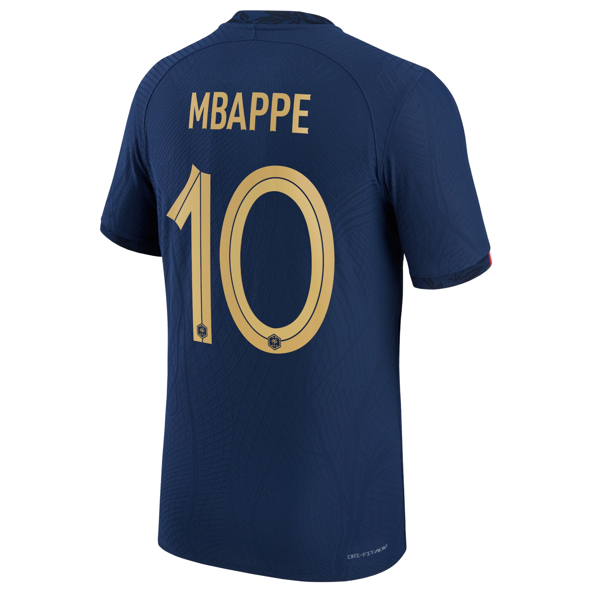 France Home Match Shirt 2022 with Mbappe 10 printing