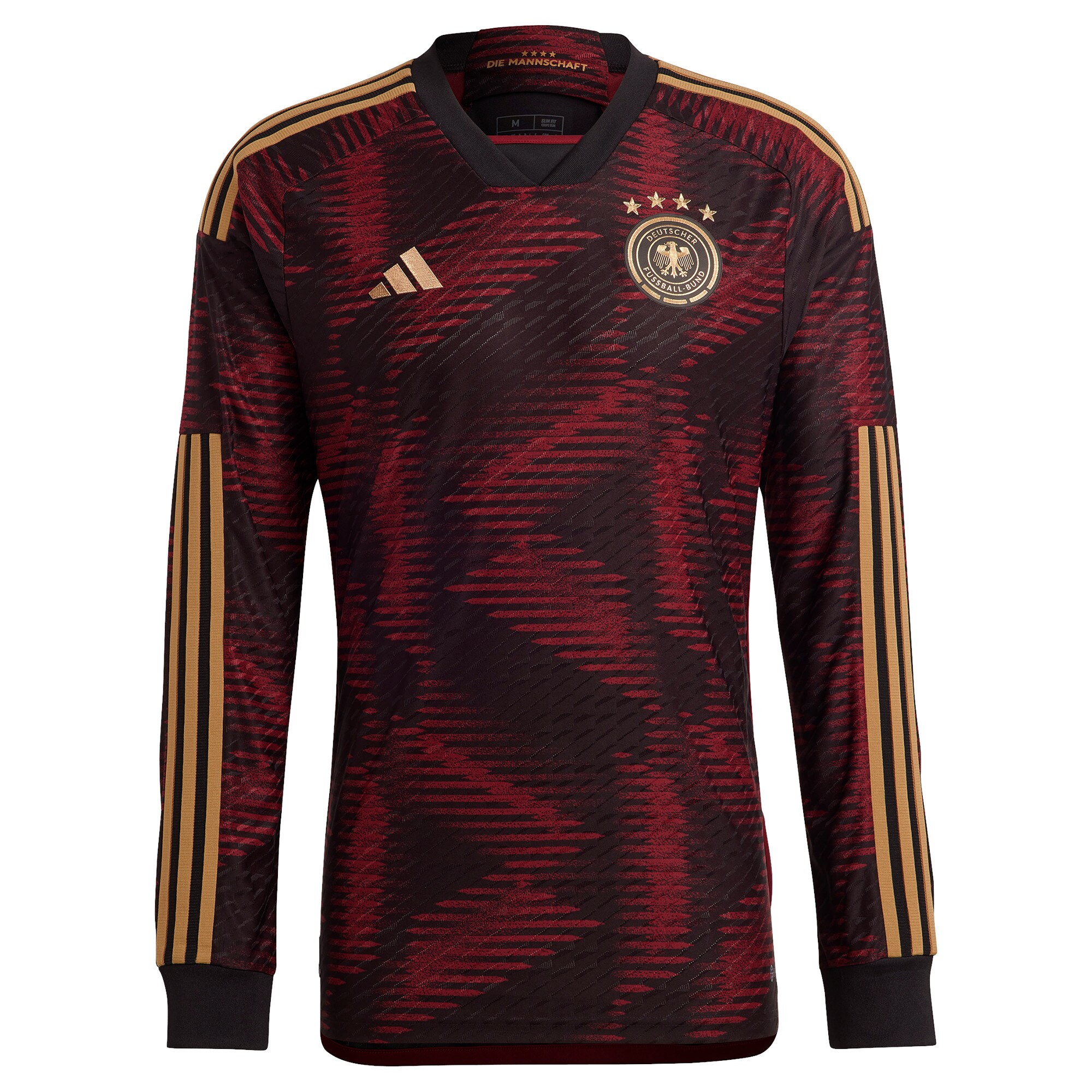 Germany Away Authentic Shirt 2022 Long Sleeve