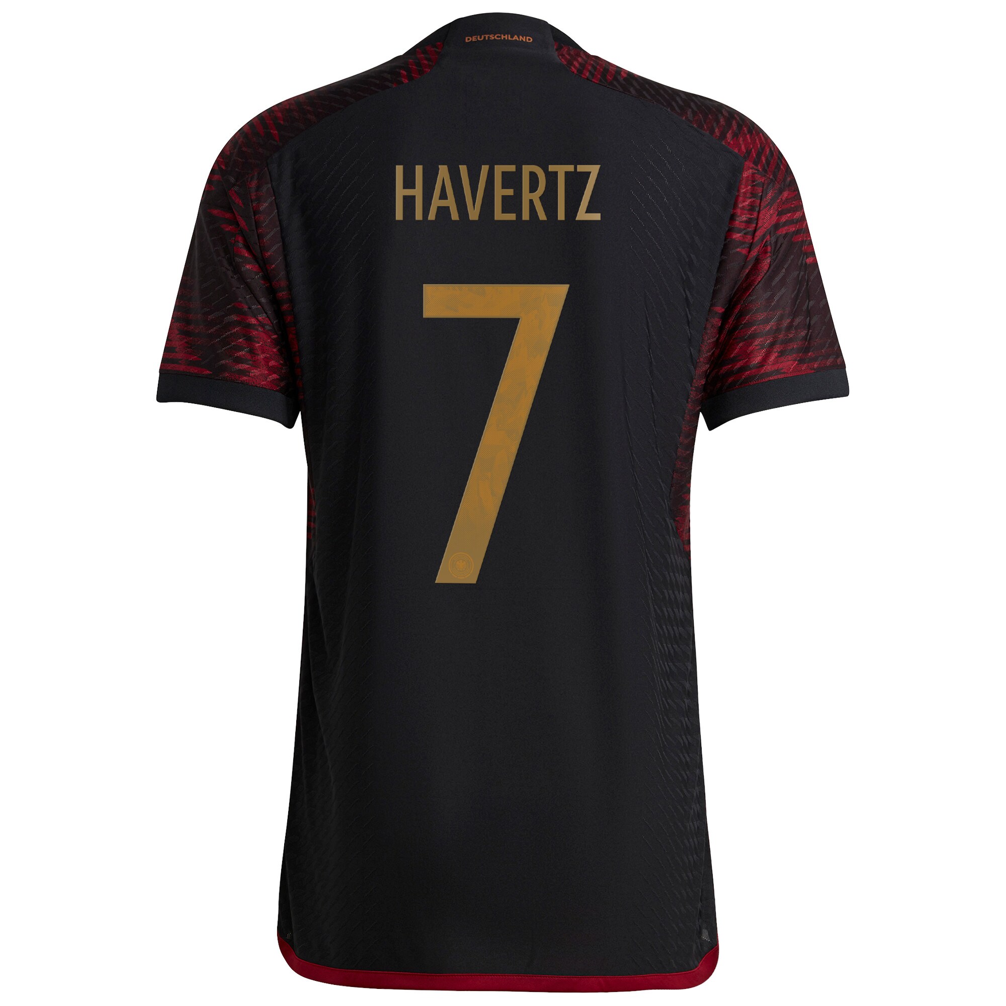 Germany Away Authentic Shirt with Havertz 7 printing