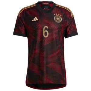 Germany Away Authentic Shirt with Kimmich 6 printing