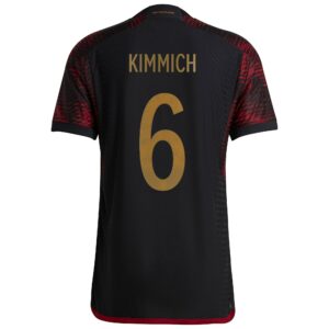 Germany Away Authentic Shirt with Kimmich 6 printing