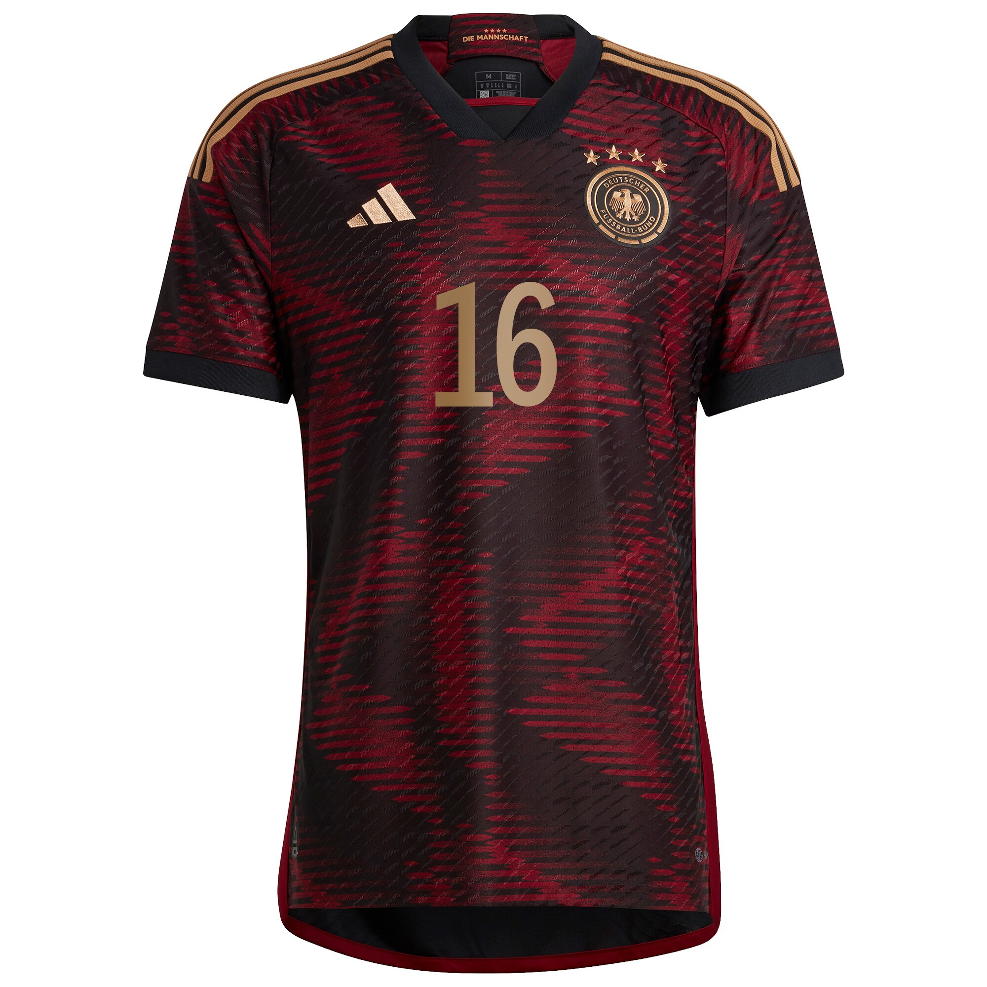 Germany Away Authentic Shirt with Klostermann 16 printing