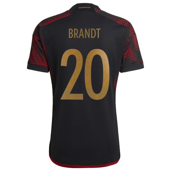Germany Away Shirt with Brandt 20 printing