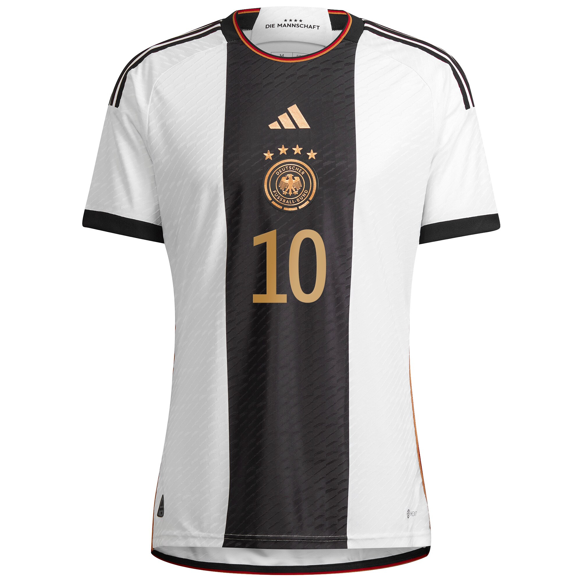 Germany Home Authentic Shirt with Gnabry 10 printing