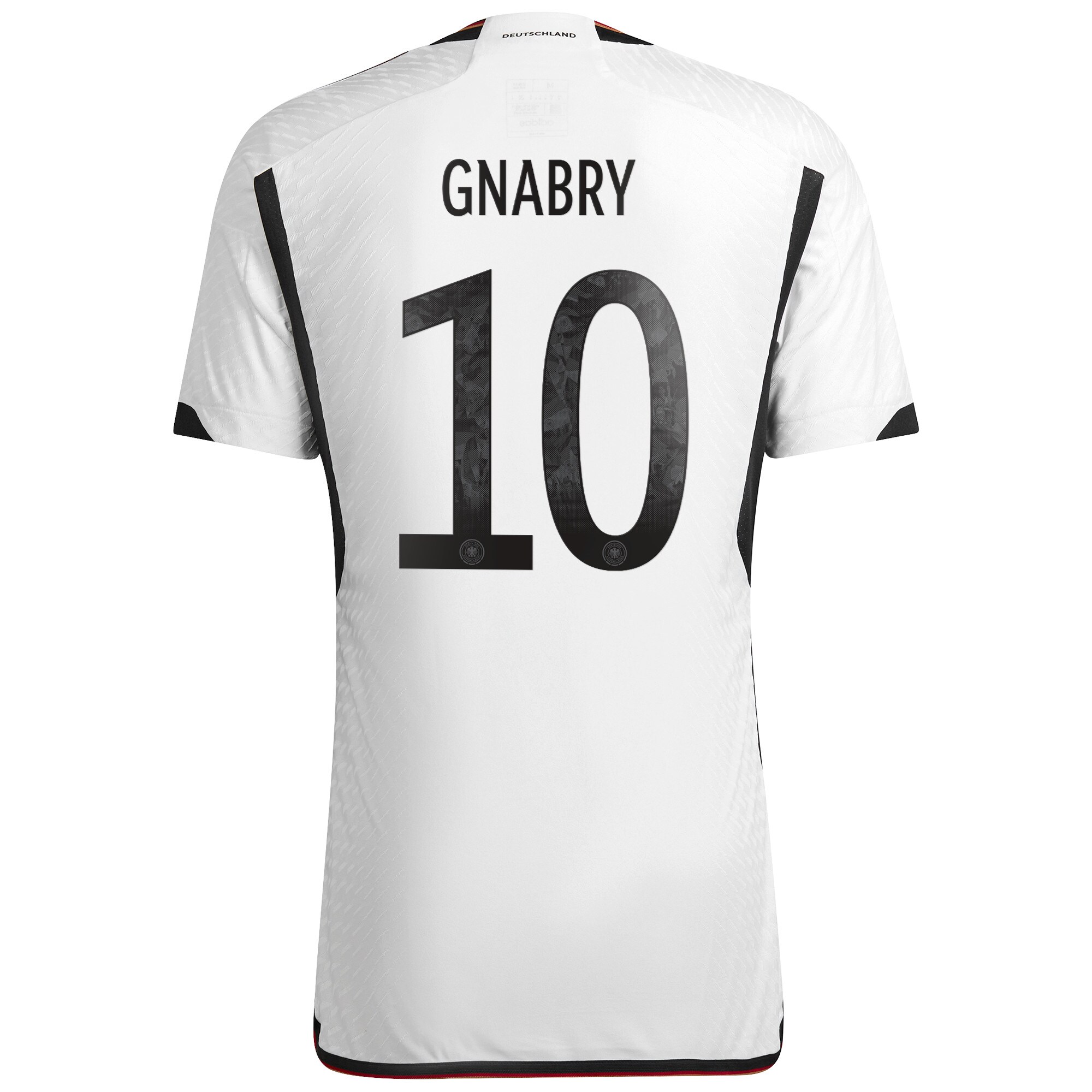 Germany Home Authentic Shirt with Gnabry 10 printing