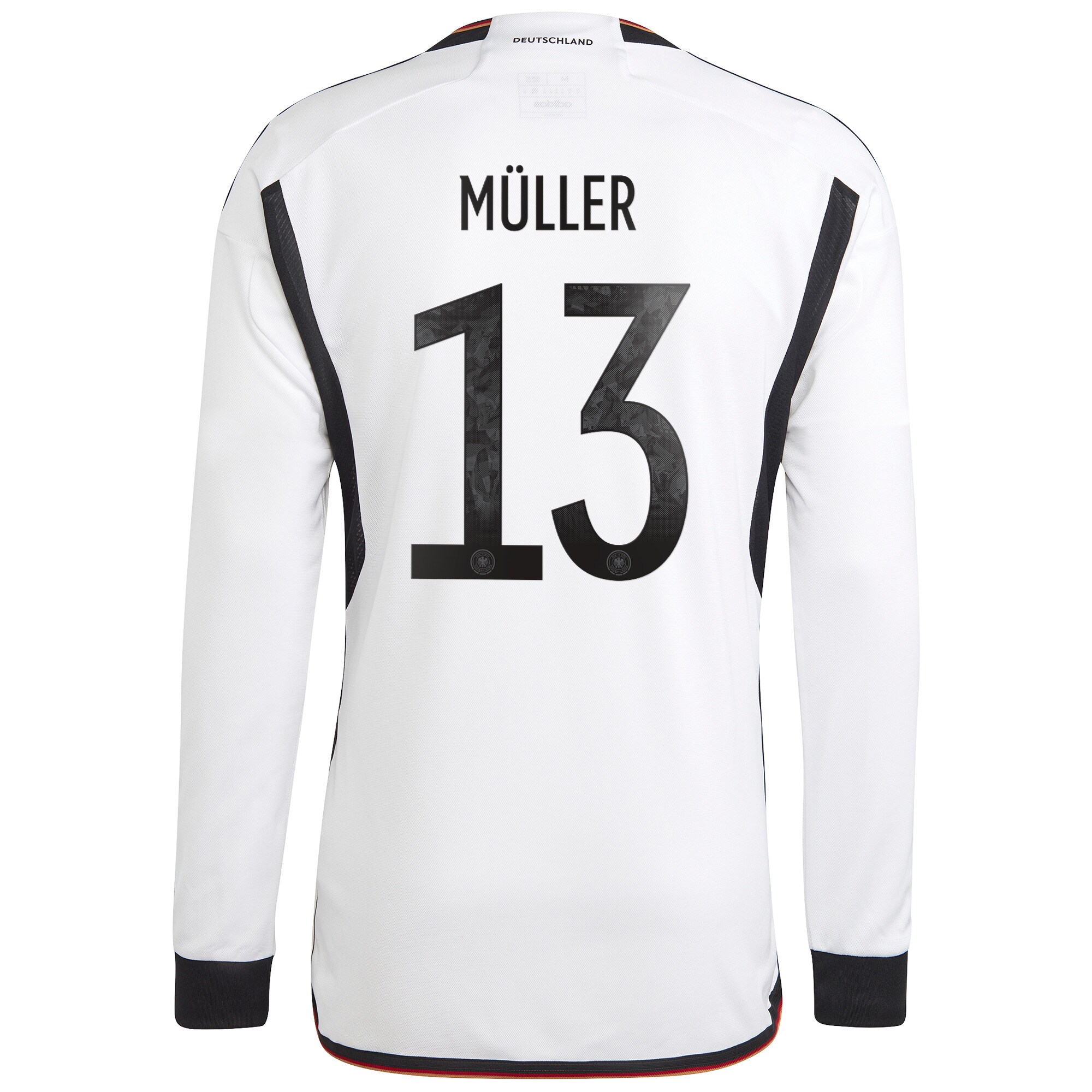 Germany Home Shirt Long Sleeve with Müller 13 printing