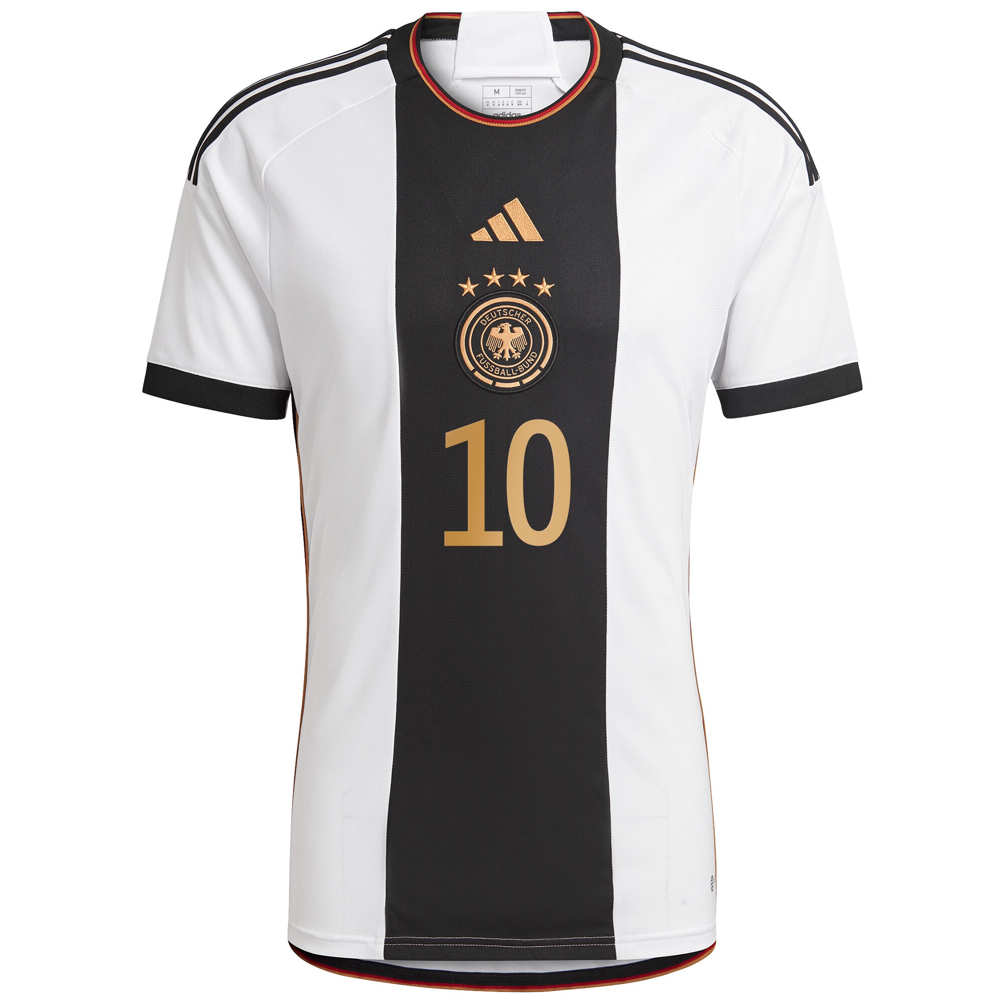 Germany Home Shirt with Gnabry 10 printing