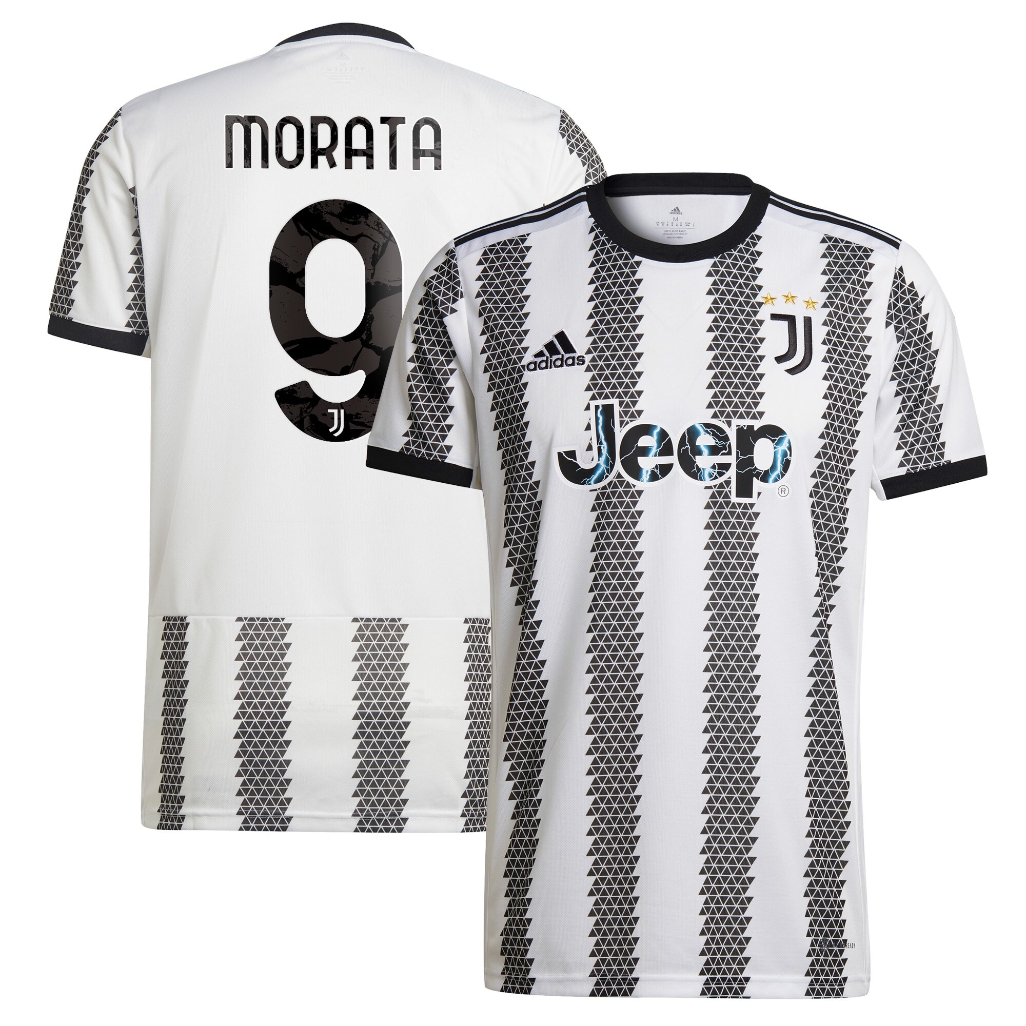 Juventus Home Shirt 2022/23 with Morata 9 printing