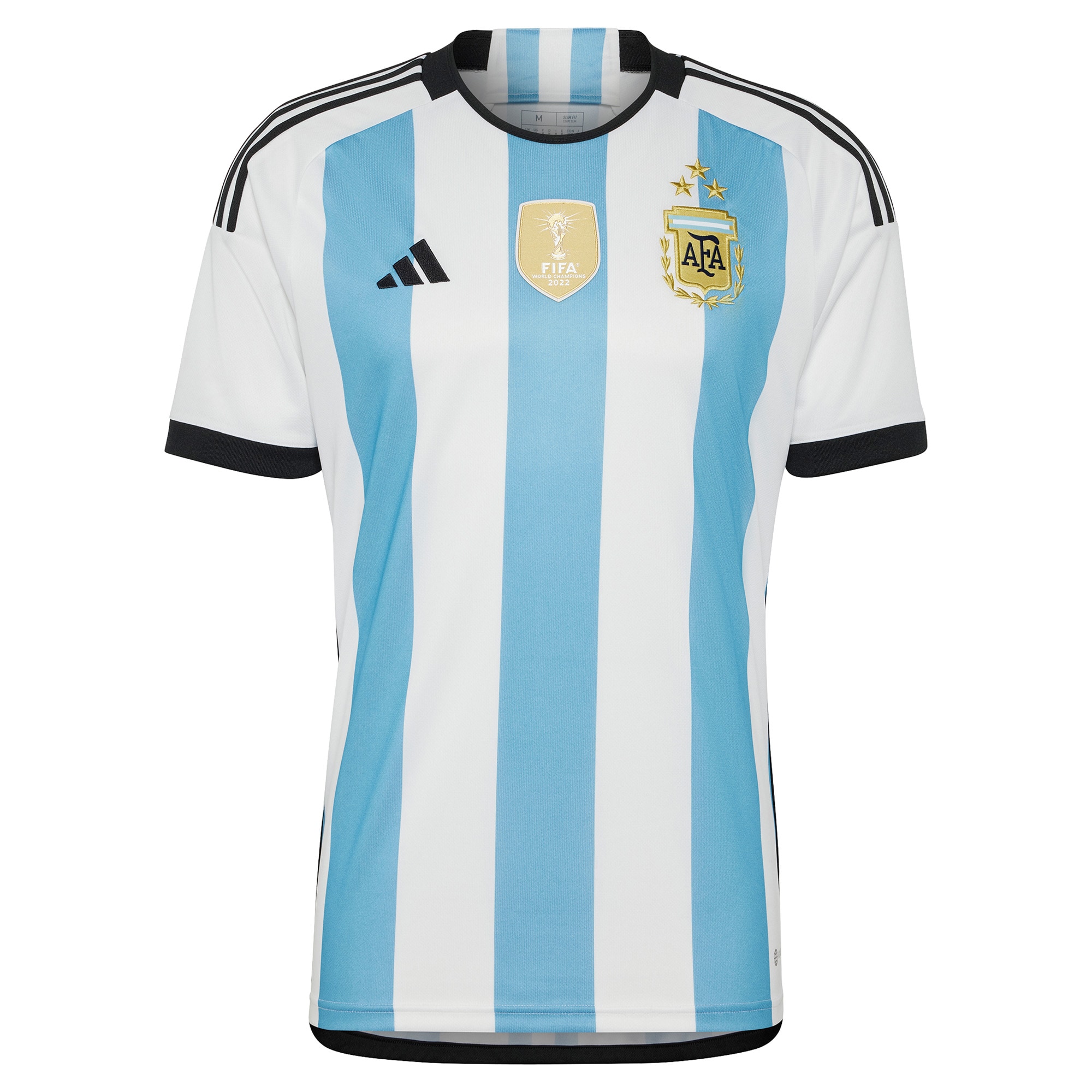 Argentina National Team 2022 Winners Trophy Presentation Home Printed Jersey