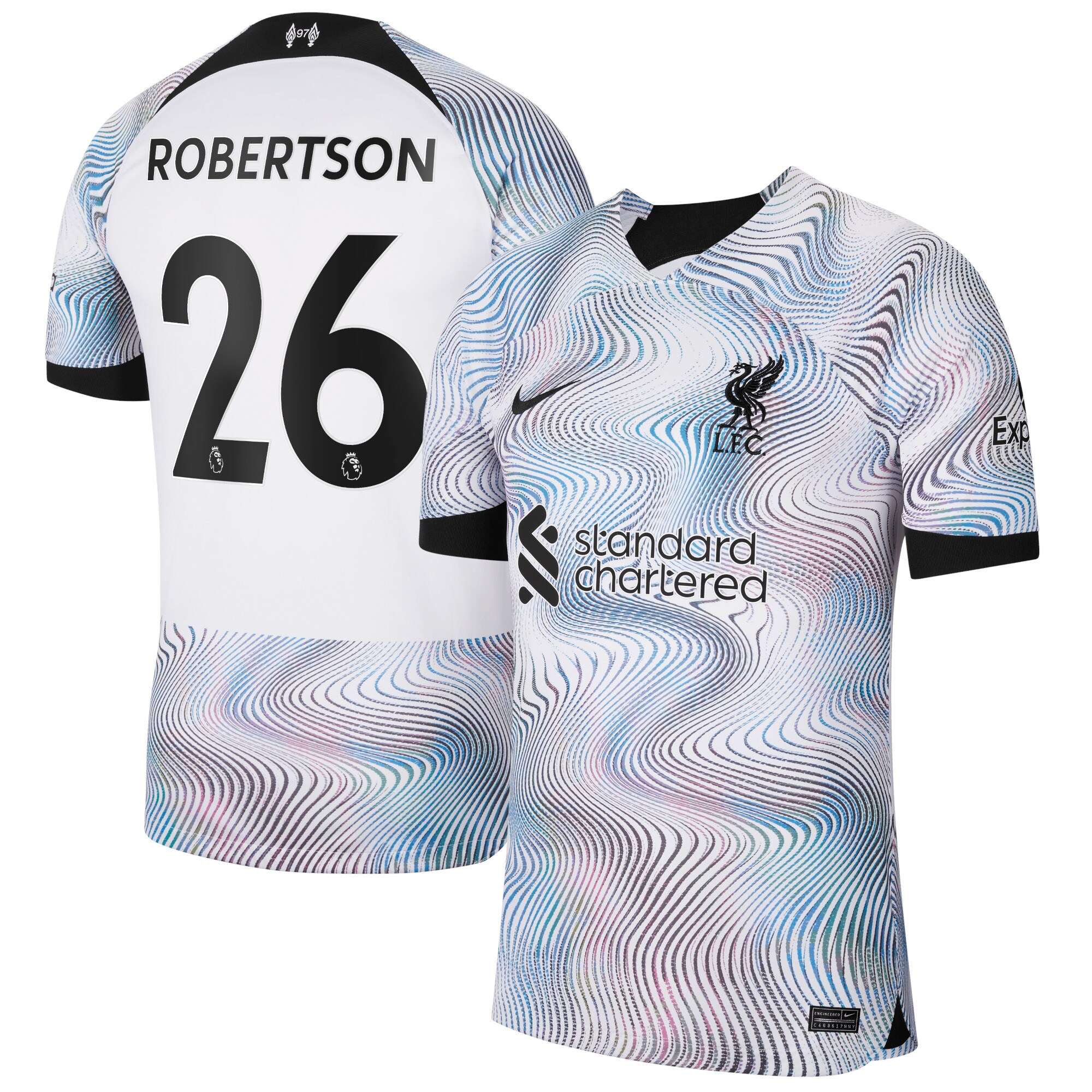 Liverpool Away Stadium Shirt 2022-23 with Robertson 26 printing
