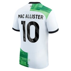 Liverpool Away Stadium Shirt 2023-24 with Mac Allister 10 printing