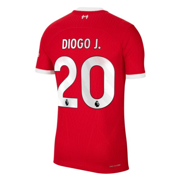 Liverpool Home Dri Fit Adv Match Shirt 2023-24 with Diogo J. 20 printing