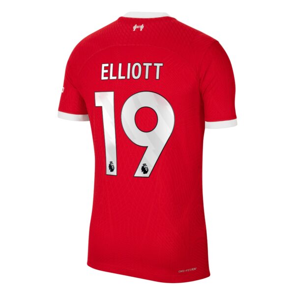 Liverpool Home Dri Fit Adv Match Shirt 2023-24 with Elliott 19 printing