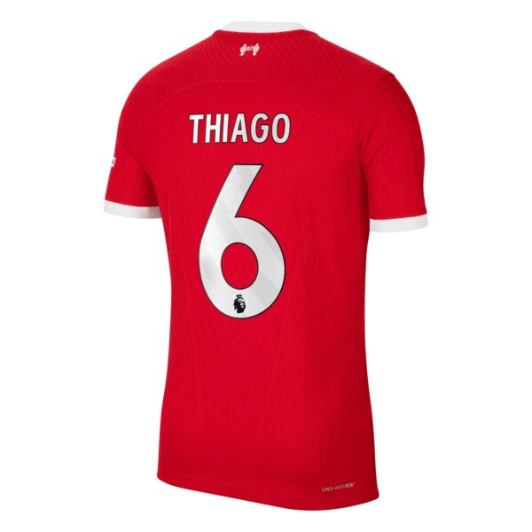 Liverpool Home Dri Fit Adv Match Shirt 2023-24 with Thiago 6 printing