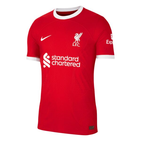 Liverpool Home Dri Fit Adv Match Shirt 2023-24 with Virgil 4 printing
