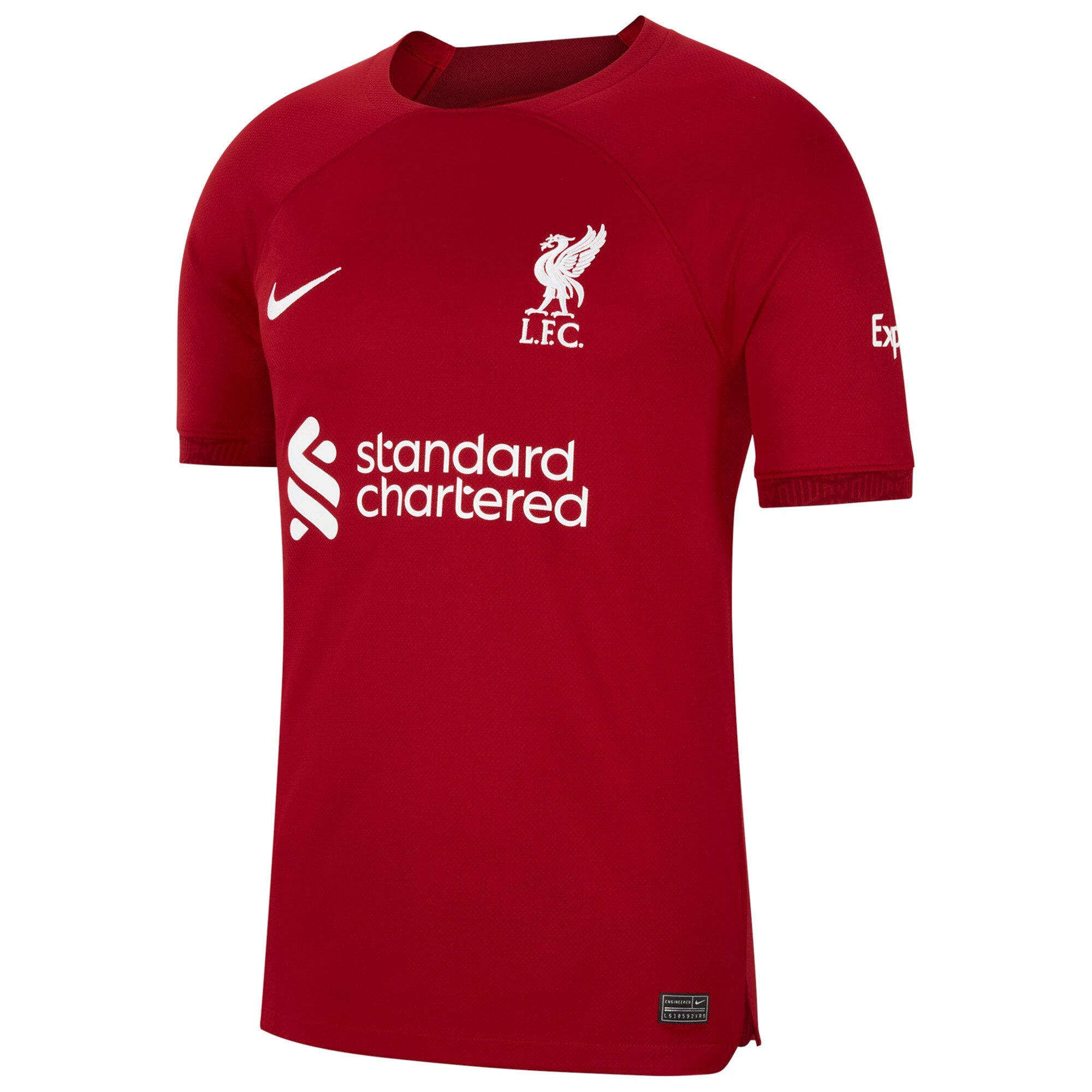 Liverpool Home Stadium Shirt 2022/23 with Thiago 6 printing