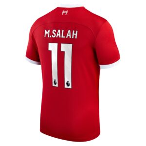 Liverpool Home Stadium Shirt 2023-24 with M.Salah 11 printing