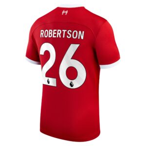 Liverpool Home Stadium Shirt 2023-24 with Robertson 26 printing