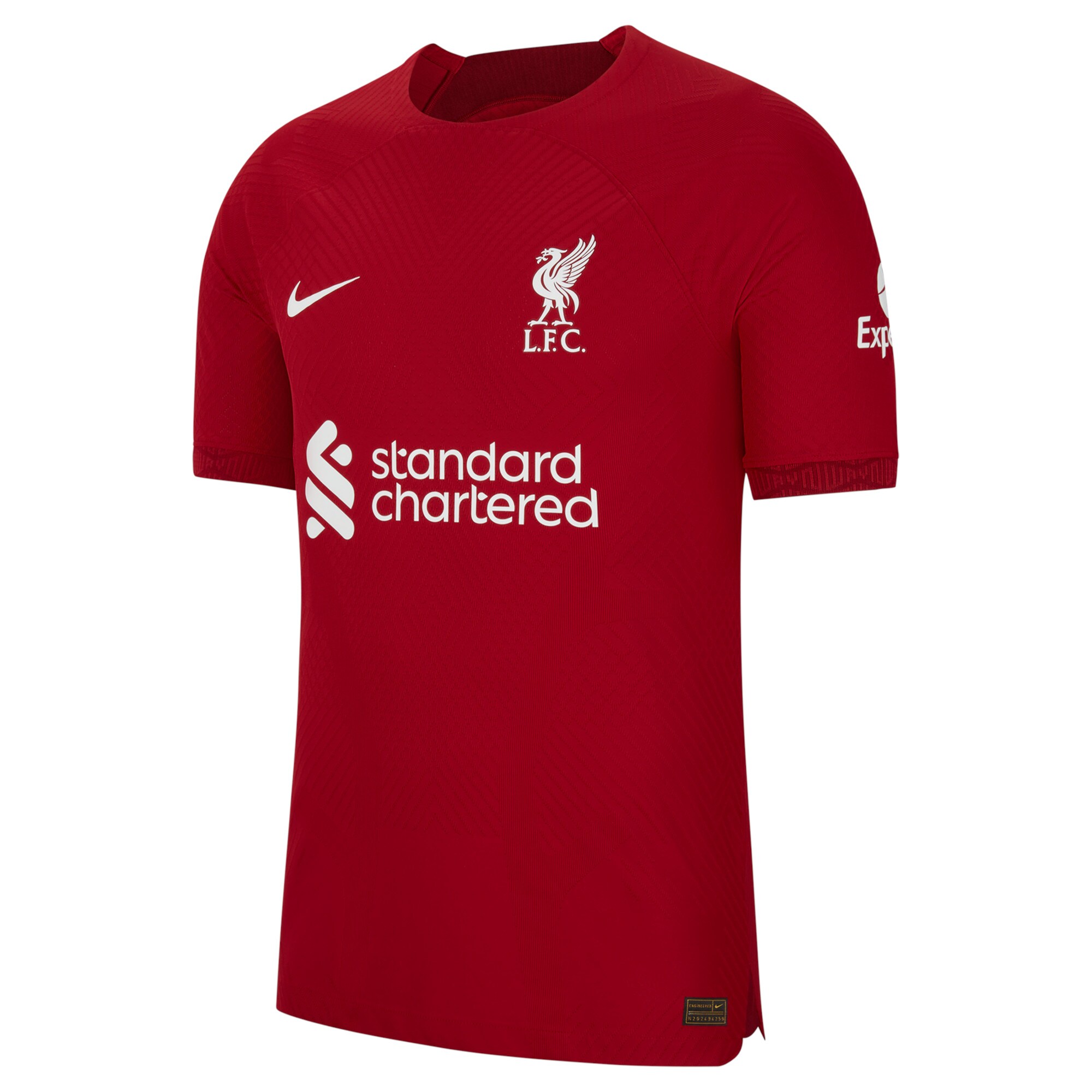 Liverpool Home Vapor Match Shirt 2022-23 with Gakpo 18 printing