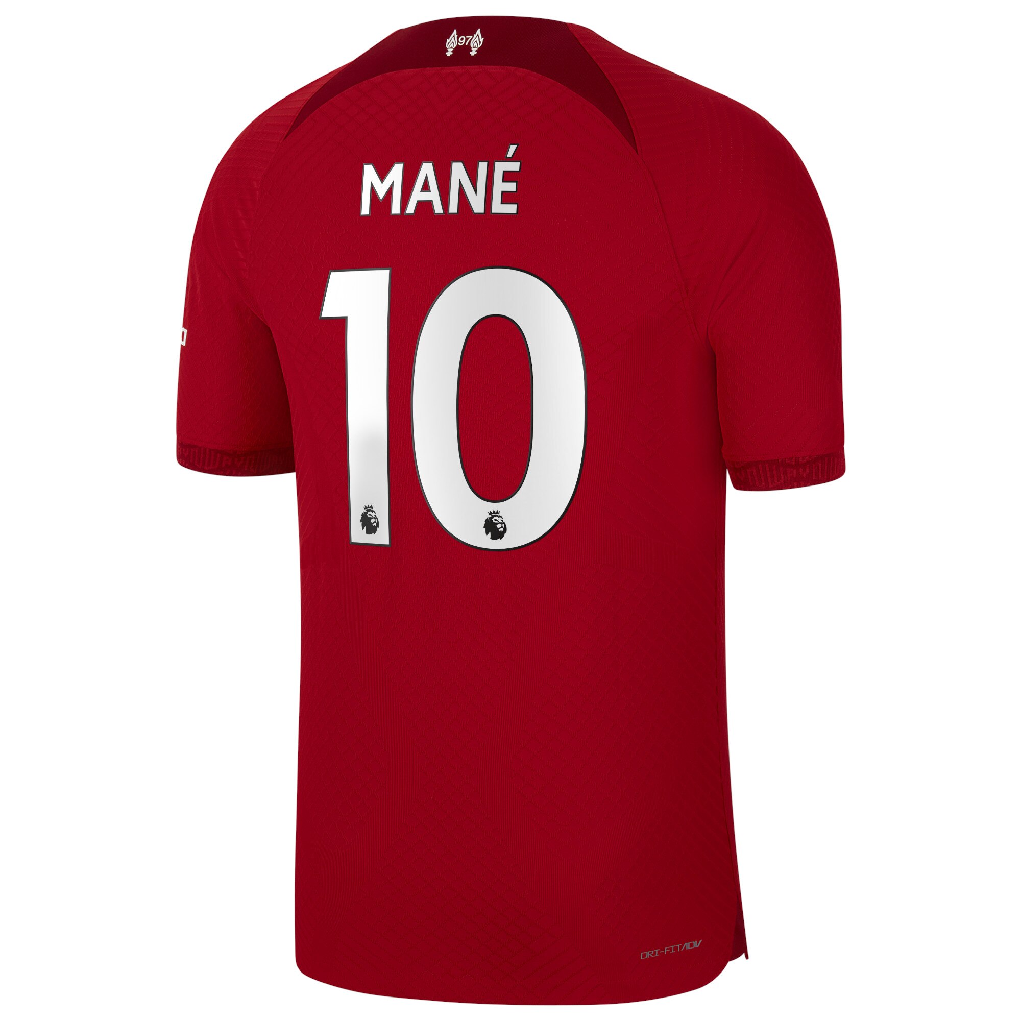 Liverpool Home Vapor Match Shirt 2022/23 with Mané 10 printing